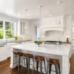 very clean kitchen after maids